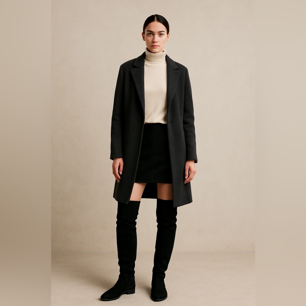 Joie Black Suede Over-the-Knee Boots | Size 39 | Tall Riding Style